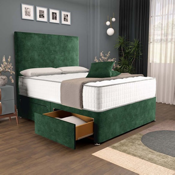 Dakar Divan Bed - Emerald Coniston