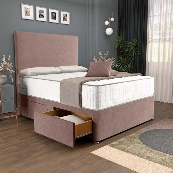 Dakar Divan Bed - Mauve Naples