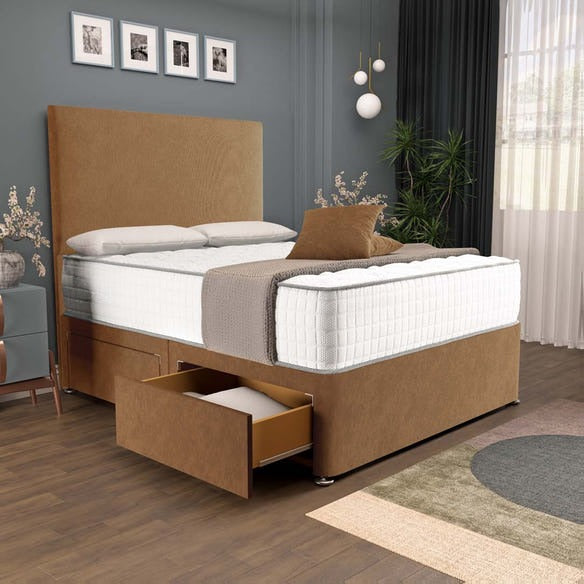 Dakar Divan Bed - Mink Naples