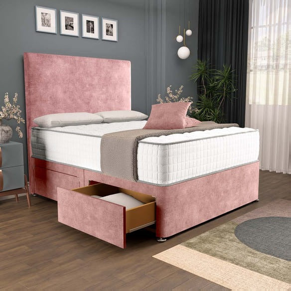 Dakar Divan Bed - Pink Coniston