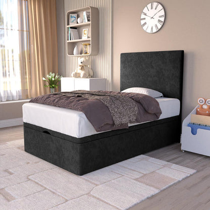 Dakar Kids Ottoman Divan Bed - Black Naples