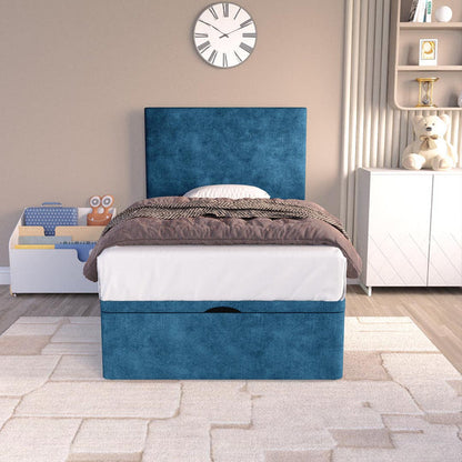 Dakar Kids Ottoman Divan Bed - Blue Coniston