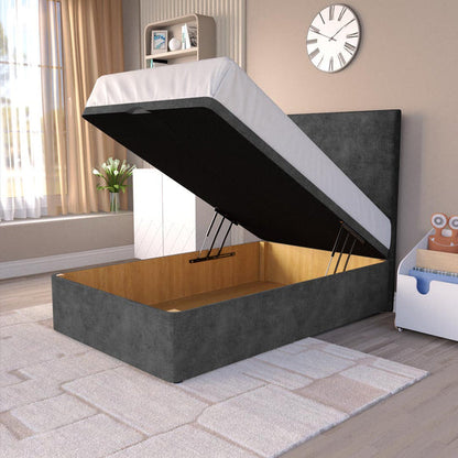 Dakar Kids Ottoman Divan Bed - Charcoal Coniston
