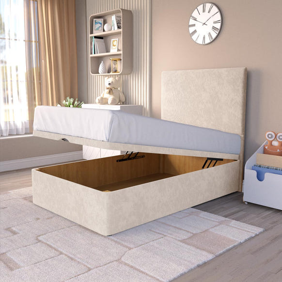 Dakar Kids Ottoman Divan Bed - Cream Naples