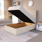 Dakar Kids Ottoman Divan Bed - Cream Naples