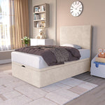 Dakar Kids Ottoman Divan Bed - Cream Naples