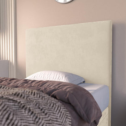 Dakar Kids Ottoman Divan Bed - Cream Plush Velvet