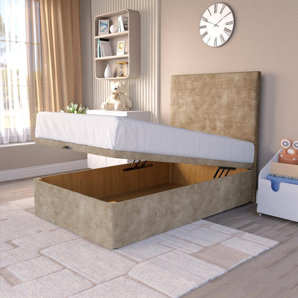 Dakar Kids Ottoman Divan Bed - Mink Coniston