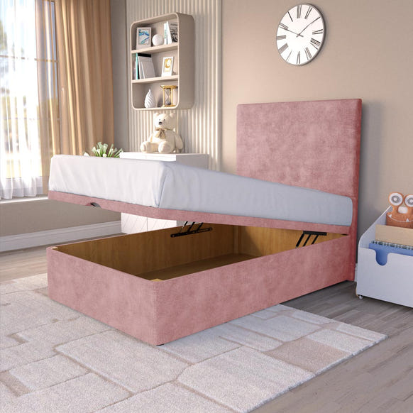 Dakar Kids Ottoman Divan Bed - Pink Coniston