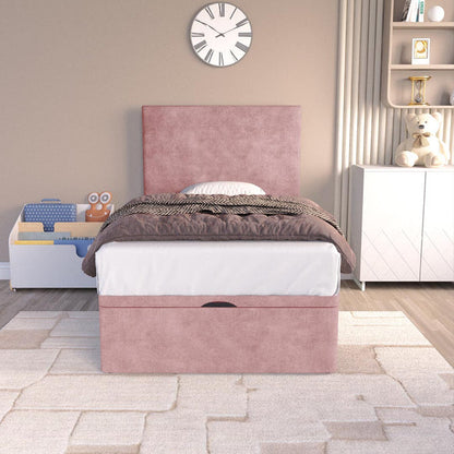 Dakar Kids Ottoman Divan Bed - Pink Coniston