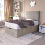 Dakar Kids Ottoman Divan Bed - Seal Grey Naples