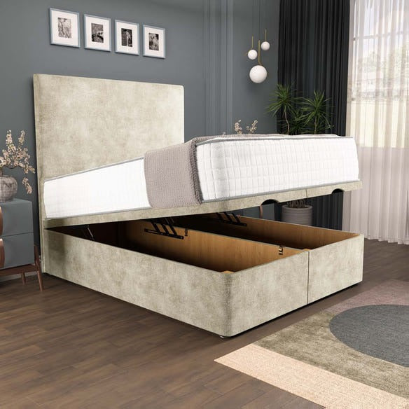 Dakar Ottoman Divan Bed - Almond Coniston