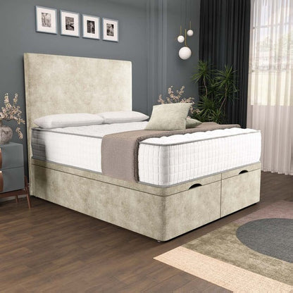 Dakar Ottoman Divan Bed - Almond Coniston