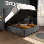 Dakar Ottoman Divan Bed - Charcoal Coniston