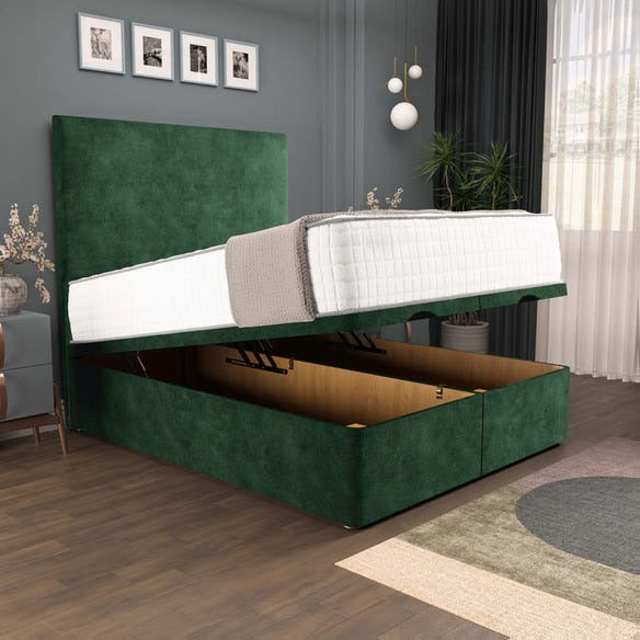 Dakar Ottoman Divan Bed - Emerald Coniston