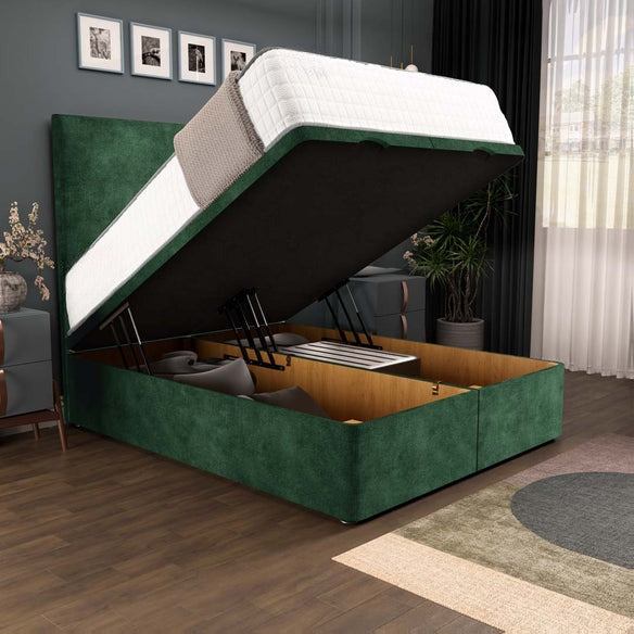 Dakar Ottoman Divan Bed - Emerald Coniston
