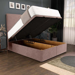 Dakar Ottoman Divan Bed - Mauve Naples