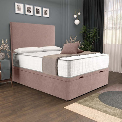 Dakar Ottoman Divan Bed - Mauve Naples