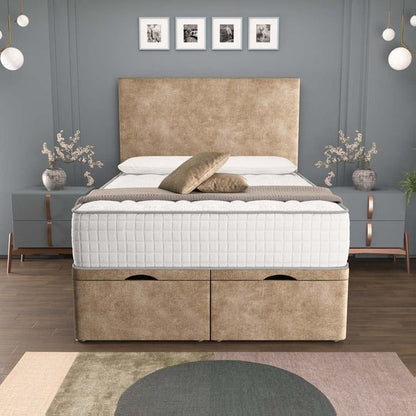 Dakar Ottoman Divan Bed - Mink Coniston