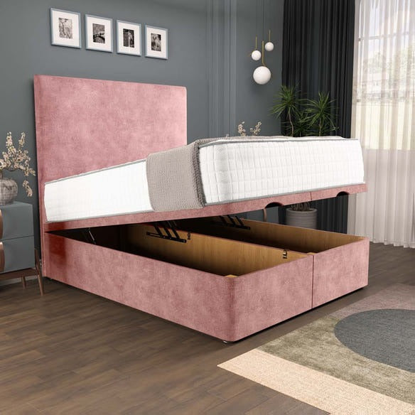 Dakar Ottoman Divan Bed - Pink Coniston
