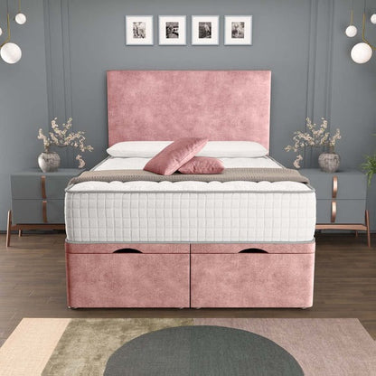 Dakar Ottoman Divan Bed - Pink Coniston