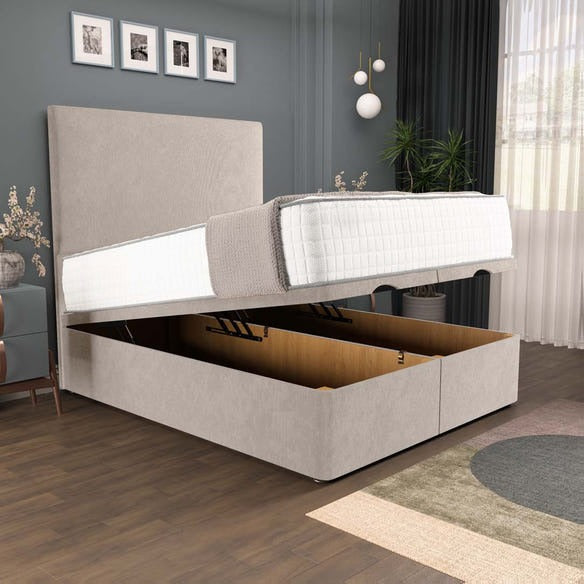 Dakar Ottoman Divan Bed - Seal Grey Naples