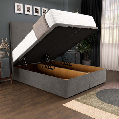 Dakar Ottoman Divan Bed - Slate Grey Naples