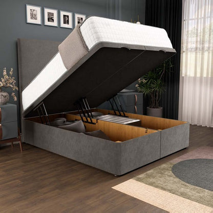 Dakar Ottoman Divan Bed - Slate Grey Naples