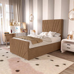 Fiji Kids Sunrise Upholstered Bed - Mink Naples