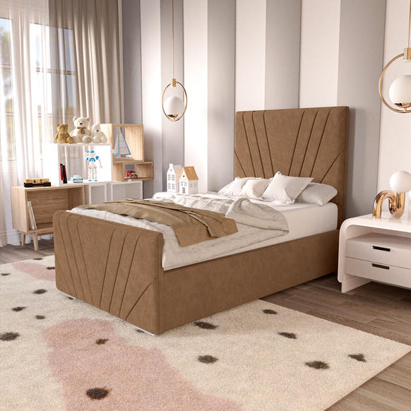 Fiji Kids Sunrise Upholstered Bed - Mink Naples