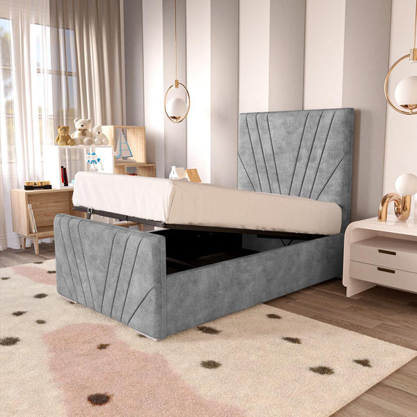 Fiji Kids Sunrise Upholstered Ottoman Bed - Armour Coniston