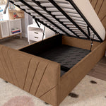 Fiji Kids Sunrise Upholstered Ottoman Bed - Mink Naples