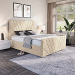 Fiji Sunrise Upholstered Bed - Almond Coniston