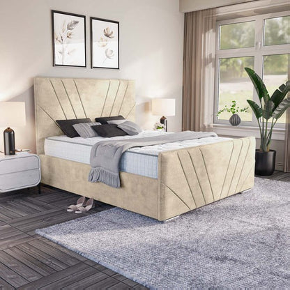 Fiji Sunrise Upholstered Bed - Almond Coniston