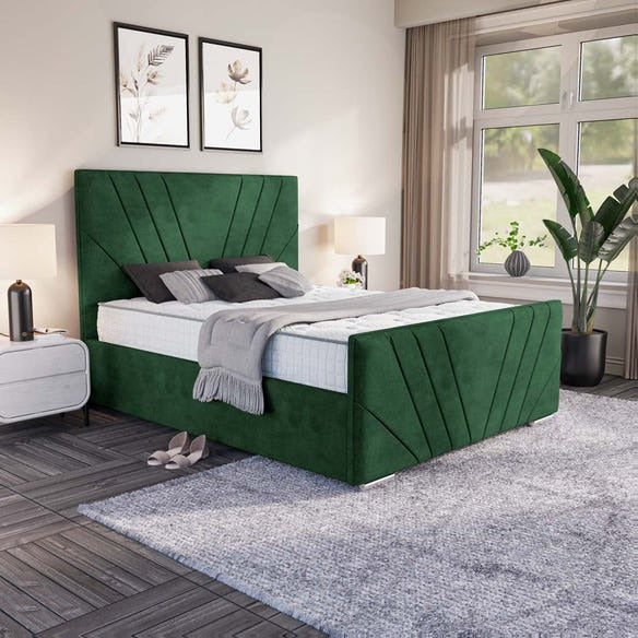 Fiji Sunrise Upholstered Bed - Emerald Coniston