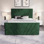 Fiji Sunrise Upholstered Bed - Emerald Coniston