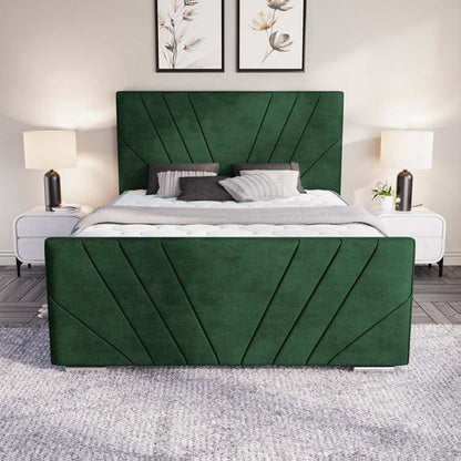 Fiji Sunrise Upholstered Bed - Emerald Coniston
