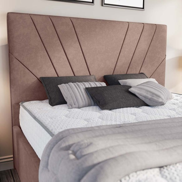 Fiji Sunrise Upholstered Bed - Mauve Naples