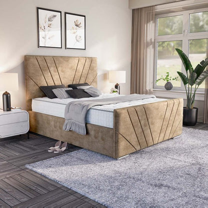 Fiji Sunrise Upholstered Bed - Mink Coniston