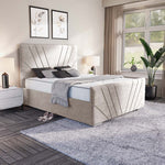 Fiji Sunrise Upholstered Bed - Seal Grey Naples