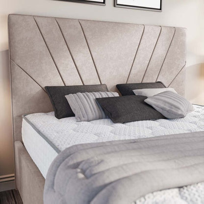 Fiji Sunrise Upholstered Bed - Seal Grey Naples