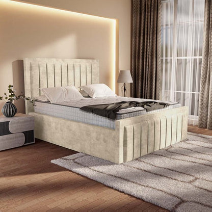 Hamilton Upholstered Bed - Almond Coniston