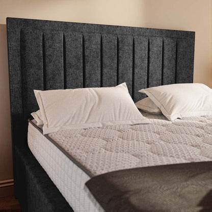 Hamilton Upholstered Bed - Black Chenille