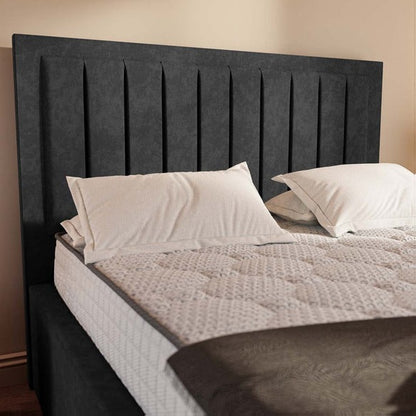 Hamilton Upholstered Bed - Black Naples