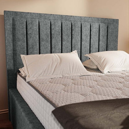 Hamilton Upholstered Bed - Charcoal Chenille