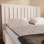 Hamilton Upholstered Bed - Cream Naples