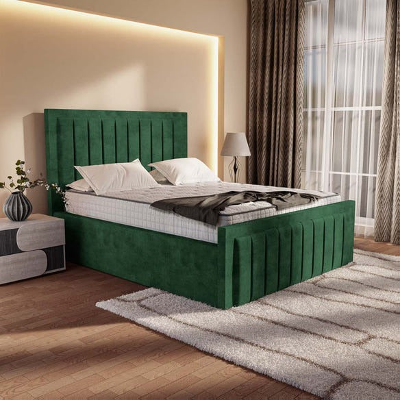 Hamilton Upholstered Bed - Emerald Coniston