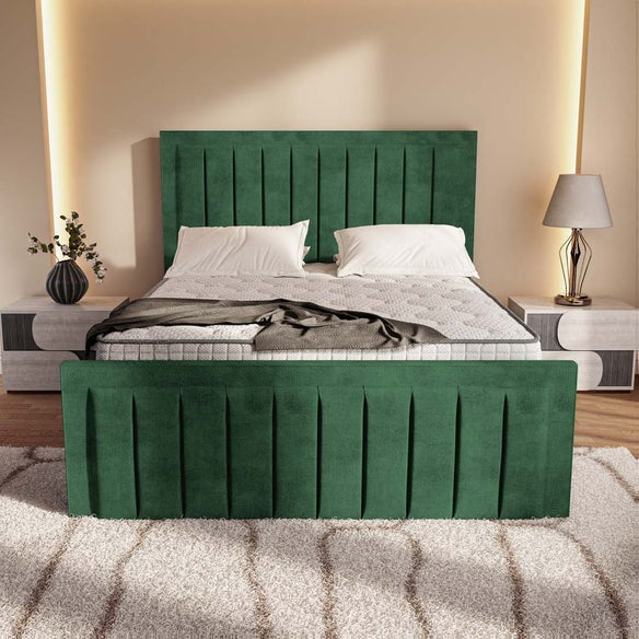 Hamilton Upholstered Bed - Emerald Coniston
