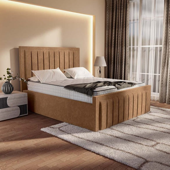 Hamilton Upholstered Bed - Mink Naples