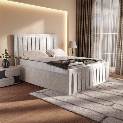 Hamilton Upholstered Bed - Seal Grey Naples